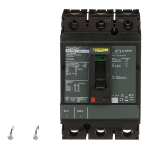 Schneider Electric HGL36050 Molded Case Circuit Breaker 600V 50A