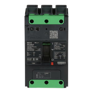 Schneider Electric BGL36015 Molded Case Circuit Brkr 600Y/347V 15A