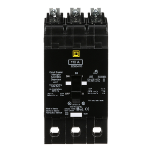 Schneider Electric EDB34110 Miniature Circuit Breaker 480Y/277V-110A