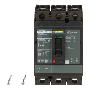 Schneider Electric HDL36025 Molded Case Circuit Breaker 600V 25A