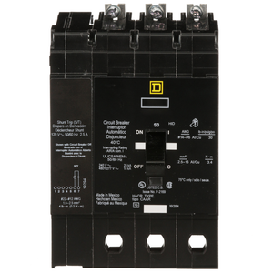 Schneider Electric EDB34015SA Miniature Circuit Breaker 480Y/277V 15A