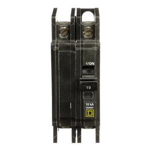 Schneider Electric QOU2103100 Miniature Circuit Breaker 120/240V 10A