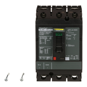 Schneider Electric HLL36015 Molded Case Circuit Breaker 600V 15A