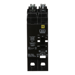 Schneider Electric EDB24025 Miniature Circuit Breaker 480Y/277V 25A