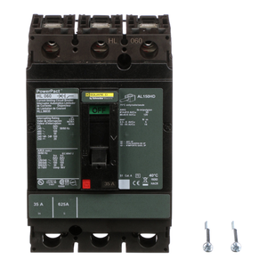 Schneider Electric HLL36035 Molded Case Circuit Breaker 600V 35A