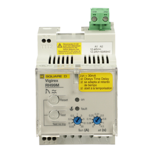 Schneider Electric 56370TD Rh99M Grd Flt Rly W/ 30Ma Delay Ul Only