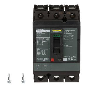 Schneider Electric HDL36015 Molded Case Circuit Breaker 600V 15A