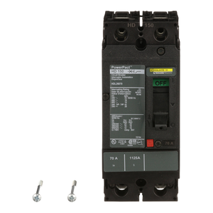 Schneider Electric HDL26070 Molded Case Circuit Breaker 600V 70A