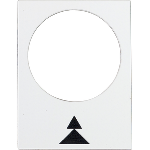 Schneider Electric ZB2BY4909 Legend 30 X 40 Mm White Right Slowfast