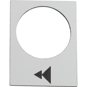 Schneider Electric ZB2BY4903 Legend 30 X 40 Mm White Raise Or Right S Schneider Electric ZB2BY4903 Legend 30 X 40 Mm White Raise Or Right S