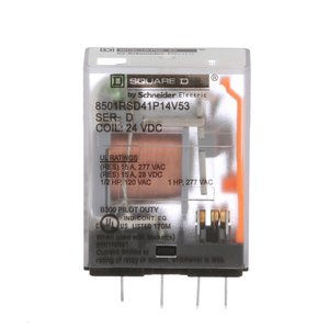 Schneider Electric 8501RSD41P14V53 Relay240Vac15Amptyper+Options