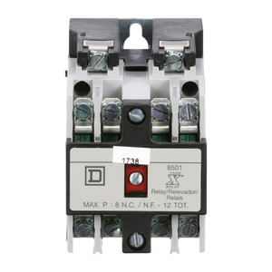 Schneider Electric 8501XO40V06 Relay 600Vac 10Amp Nema +Options