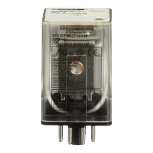 Schneider Electric 8501KPR12P14V14 Relay 2Co Cyl Pin 10A@240V 24Vac Coil Le
