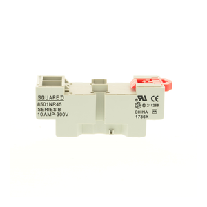 Schneider Electric 8501NR45B Relay Socket 300Vac 10Amp Type R +Option Pack of 10