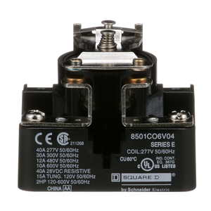 Schneider Electric 8501CO6V04 Relay 600Vac 10Amp Type C +Options Schneider Electric 8501CO6V04 Relay 600Vac 10Amp Type C +Options