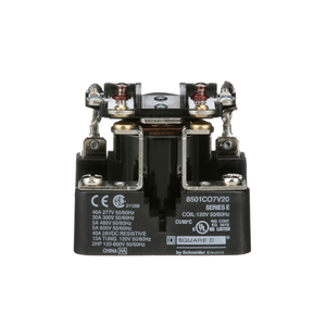 Schneider Electric 8501CO7V20 Relay 600Vac 5Amp Type C +Options
