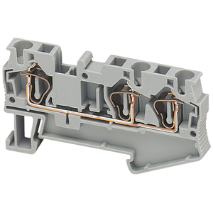 Schneider Electric NSYTRR43 Spring Terminal, Feed Through, 3 Points, Pack of 50 Schneider Electric NSYTRR43 Spring Terminal, Feed Through, 3 Points, Pack of 50