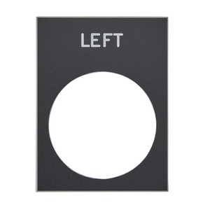 Schneider Electric ZB2BY2310 Legend 30 X 40 Mm Black Left Schneider Electric ZB2BY2310 Legend 30 X 40 Mm Black Left