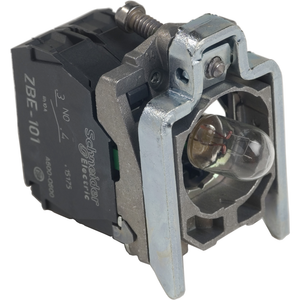 Schneider Electric ZB4BW06124 Metal Body Ba9S 24V And 1No Integral