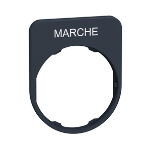 Schneider Electric ZBYFP2103 Legend Plate With Marche Marking Pack of 10 Schneider Electric ZBYFP2103 Legend Plate With Marche Marking Pack of 10