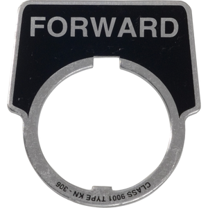 Schneider Electric 9001KN306 Push Button Legend Plate 30Mm T-K