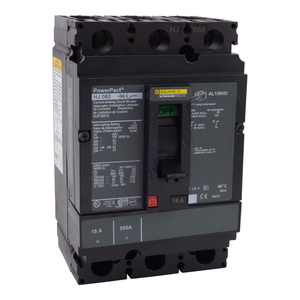 Schneider Electric HJP36015 Molded Case Circuit Breaker 600V 15A