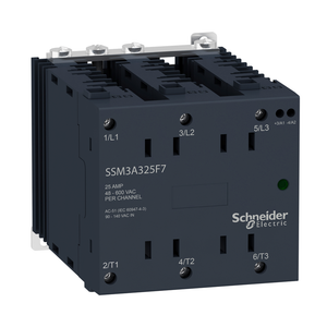 Schneider Electric SSM3A325P7 3P Ssr 25A@48-600Vac Zero,200-265Vac Schneider Electric SSM3A325P7 3P Ssr 25A@48-600Vac Zero,200-265Vac