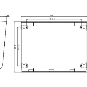 Schneider Electric NSYSC1240 Canopy 1200X400