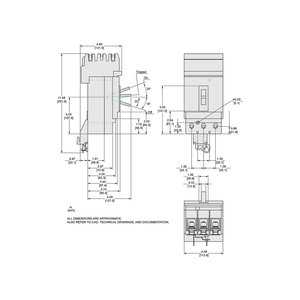 Schneider Electric JJA36250U43XLYYP Molded Case Circuit Breaker 600V 250A