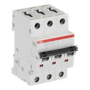 ABB ST203M-C40 3-Pole Miniature Circuit Breaker, 40A, UL1077 Compliant Reliable Electrical Protection with C-Characteristic Curve ABB ST203M-C40 3-Pole Miniature Circuit Breaker, 40A, UL1077 Compliant Reliable Electrical Protection with C-Characteristic Curve