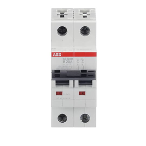 ABB ST202M-B20 Miniature Circuit Breaker, 2-Pole, 20A, UL1077 Certified Reliable Overload and Short Circuit Protection for Residential and Commercial Applications ABB ST202M-B20 Miniature Circuit Breaker, 2-Pole, 20A, UL1077 Certified Reliable Overload and Short Circuit Protection for Residential and Commercial Applications