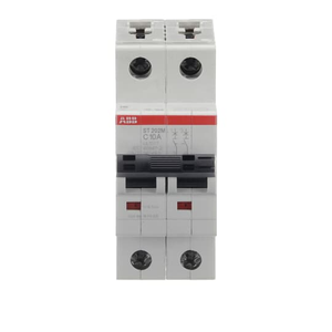 ABB ST202M-C10 Miniature Circuit Breaker, 2-Pole, 10A, UL1077 Certified for Reliable Overload and Short Circuit Protection ABB ST202M-C10 Miniature Circuit Breaker, 2-Pole, 10A, UL1077 Certified for Reliable Overload and Short Circuit Protection