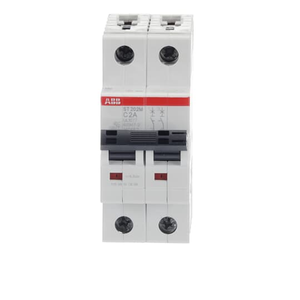 ABB ST202M-C2 Miniature Circuit Breaker, 2-Pole, C Curve, 2A, UL1077 Certified High-Performance Protection for Electrical Circuits ABB ST202M-C2 Miniature Circuit Breaker, 2-Pole, C Curve, 2A, UL1077 Certified High-Performance Protection for Electrical Circuits