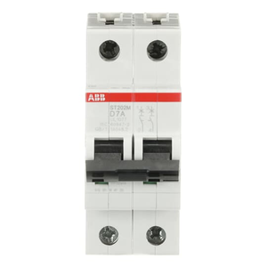 ABB ST202M-D7 Mcb St200M 2P D 7A Ul1077