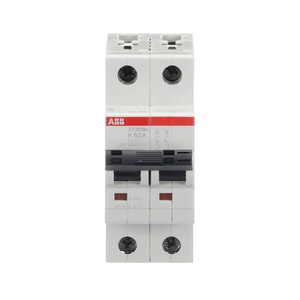ABB ST202M-K60 Mcb St200M 2P K 60A Ul1077