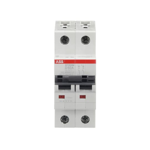 ABB ST202M-D50 2-Pole 50A Miniature Circuit Breaker - UL1077 Compliant, High Inrush Current Tolerance, 5kA Breaking Capacity ABB ST202M-D50 2-Pole 50A Miniature Circuit Breaker - UL1077 Compliant, High Inrush Current Tolerance, 5kA Breaking Capacity