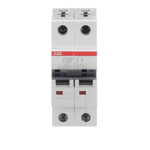 ABB ST202M-C63 2-Pole Miniature Circuit Breaker, 63A, C-Curve, UL1077 Compliant ABB ST202M-C63 2-Pole Miniature Circuit Breaker, 63A, C-Curve, UL1077 Compliant