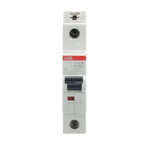 ABB ST201M-B10 Miniature Circuit Breaker, 1P, 10A, UL1077 Compliant - High-Performance Overload and Short-Circuit Protection for Residential and Commercial Applications ABB ST201M-B10 Miniature Circuit Breaker, 1P, 10A, UL1077 Compliant - High-Performance Overload and Short-Circuit Protection for Residential and Commercial Applications