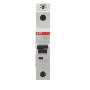 ABB ST201M-C13 Miniature Circuit Breaker, 1P, 13A, UL1077 Compliant Reliable Protection for Electrical Circuits ABB ST201M-C13 Miniature Circuit Breaker, 1P, 13A, UL1077 Compliant Reliable Protection for Electrical Circuits
