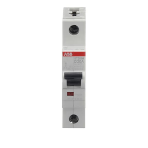 ABB ST201M-D20 Miniature Circuit Breaker, 1-Pole, 20A, UL1077 Compliant High Inrush Current Tolerance for Reliable Electrical Protection ABB ST201M-D20 Miniature Circuit Breaker, 1-Pole, 20A, UL1077 Compliant High Inrush Current Tolerance for Reliable Electrical Protection