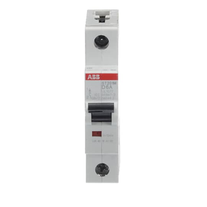 ABB ST201M-D6 Miniature Circuit Breaker, 1P, D-Curve, 6A, UL1077 Compliant High Inrush Current Tolerance and 10kA Breaking Capacity for Reliable Electrical Protection ABB ST201M-D6 Miniature Circuit Breaker, 1P, D-Curve, 6A, UL1077 Compliant High Inrush Current Tolerance and 10kA Breaking Capacity for Reliable Electrical Protection