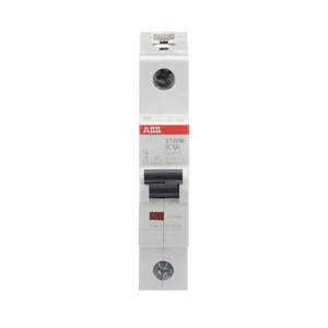 ABB ST201M-K1 Miniature Circuit Breaker, 1-Pole, 1A, UL1077 Certified - High-Performance Overload and Short-Circuit Protection with 10kA Breaking Capacity ABB ST201M-K1 Miniature Circuit Breaker, 1-Pole, 1A, UL1077 Certified - High-Performance Overload and Short-Circuit Protection with 10kA Breaking Capacity