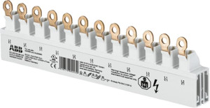 ABB PS3/57/25BP-CR 3-Phase MCB Busbar with 57 Ring Lugs and 25mm² Cross-Section for Industrial Applications ABB PS3/57/25BP-CR 3-Phase MCB Busbar with 57 Ring Lugs and 25mm² Cross-Section for Industrial Applications