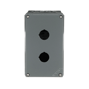 ABB 080SP-2 2-Hole Enclosure Grey Aluminum ABB 080SP-2 2-Hole Enclosure Grey Aluminum