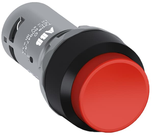 ABB CP3-10R-01 Compact Red Momentary Pushbutton with 1NC Contact, Non-Illuminated, 300V Rated Pack of 10