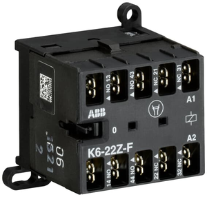 ABB K6-22Z-F-84 Mini Relay, 2No/2Nc, 110-127Vac, Qc ABB K6-22Z-F-84 Mini Relay, 2No/2Nc, 110-127Vac, Qc