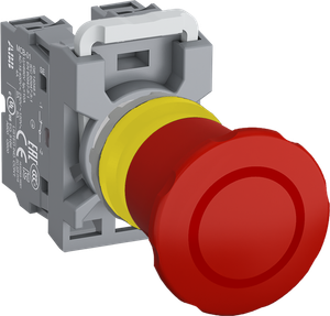 ABB MPEP4-20R-02 Emergency Stop 40MM Pull Release Red 2NC