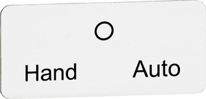 ABB MA6-1193 Legend Plate Hand O Auto