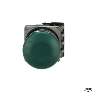 ABB A3PB41-600G-10 Industrial 44mm Green Mushroom Cap Pushbutton with 1NO Contact