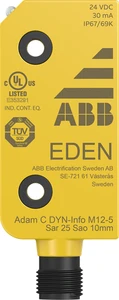 ABB Jokab 2TLA020051R5101 Eden Adam C DYN-Info Non-Contact Safety Sensor, M12-5, DYNlink, PL e, Coated PCBA